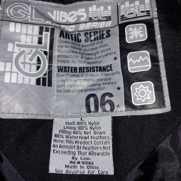 GL VIBES ARCTIC SERIES JACKET.  SIZE L. OBO - Picture 7 of 11
